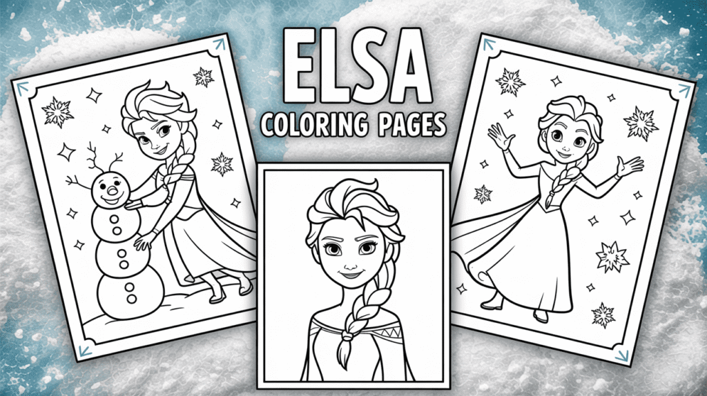 Elsa Coloring Pages