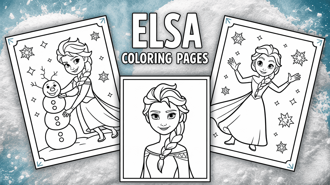 Elsa Coloring Pages
