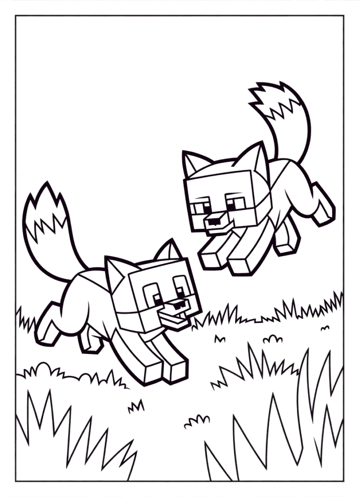 54 Minecraft Coloring Pages - Free Printable PDF Collection