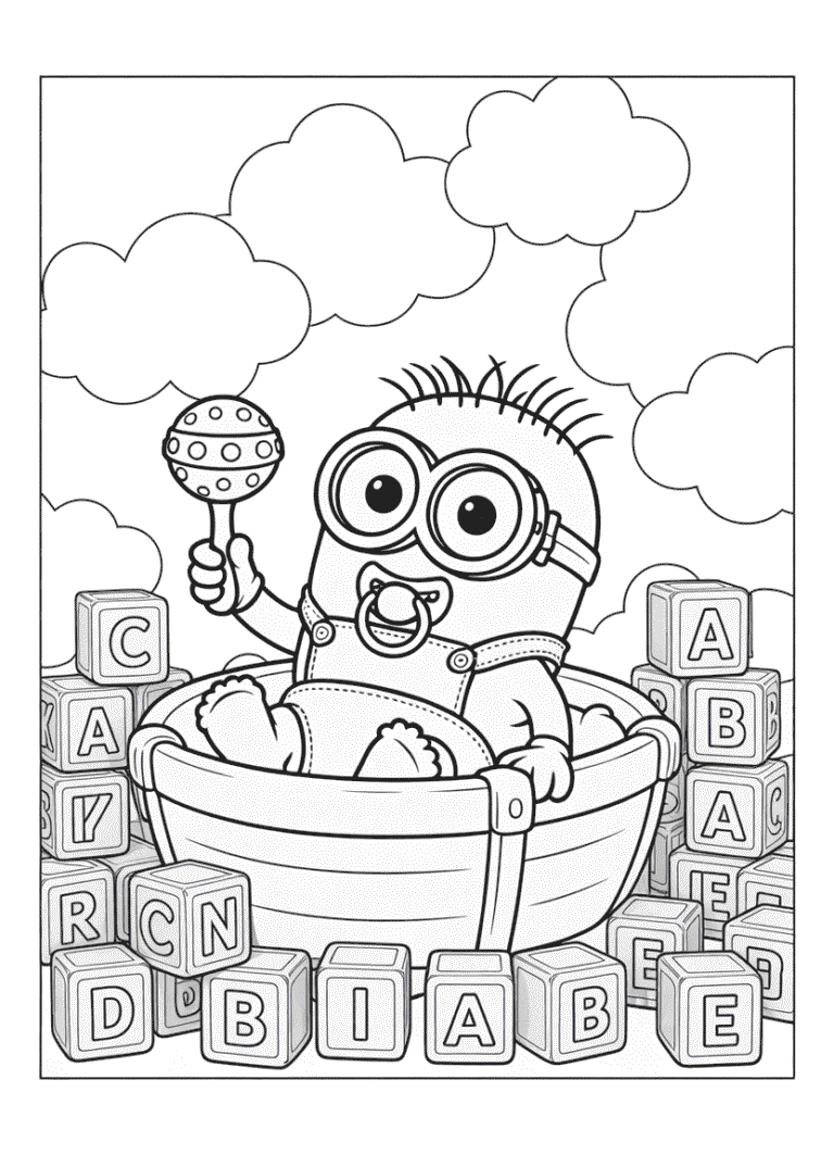 54 Minions Coloring Pages - Free Printable PDF Collection