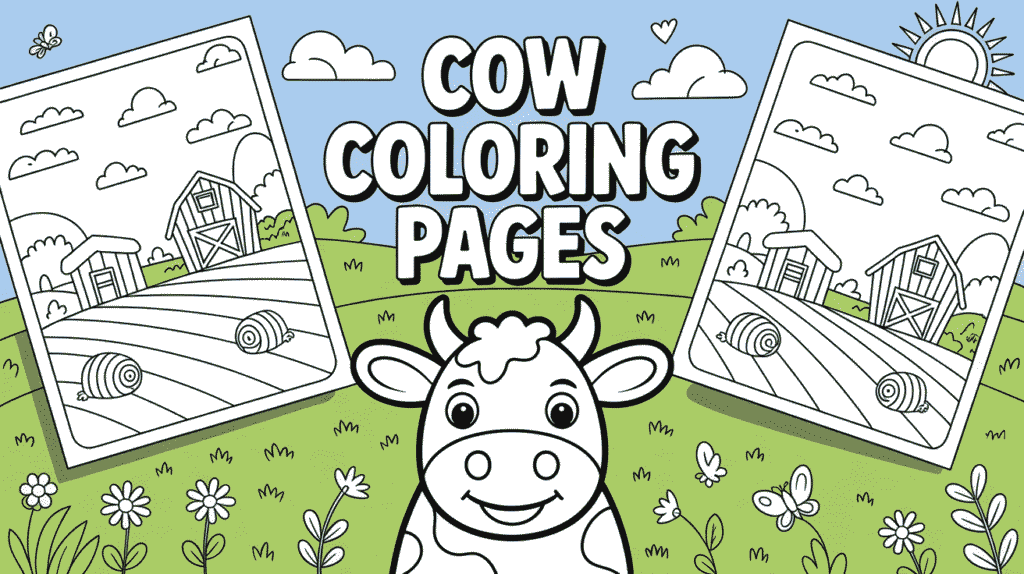 Cow Coloring Pages
