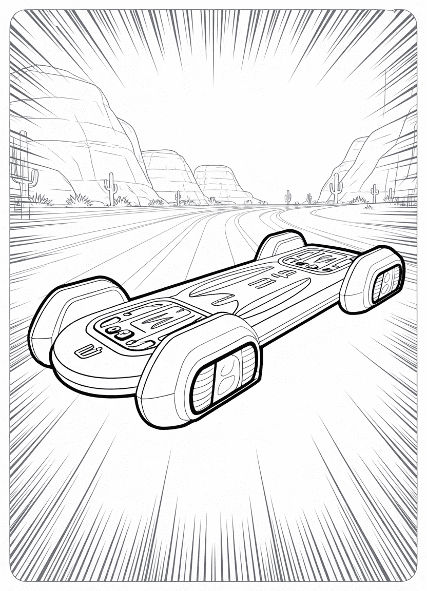 Fortnite Driftboard coloring page