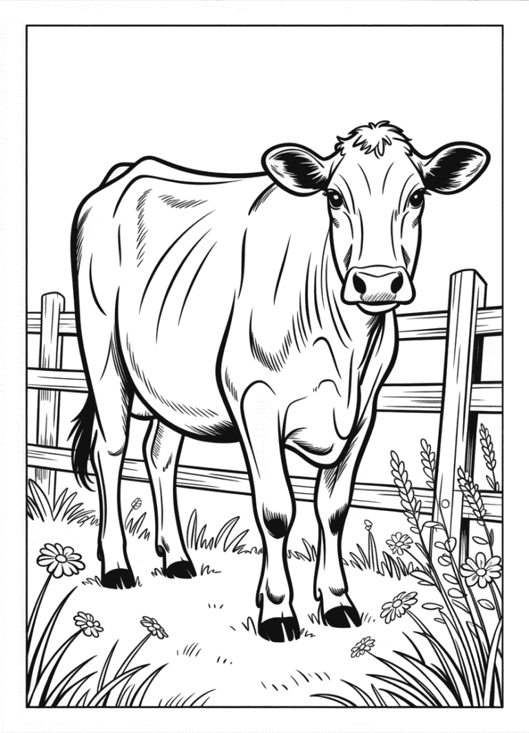 55 Cow Coloring Pages - Free Printable PDF Collection