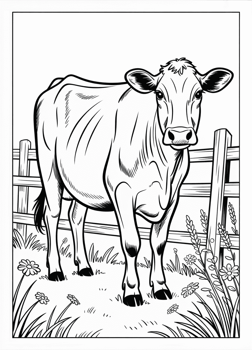 Jersey cow with soft brown coat and large eyes