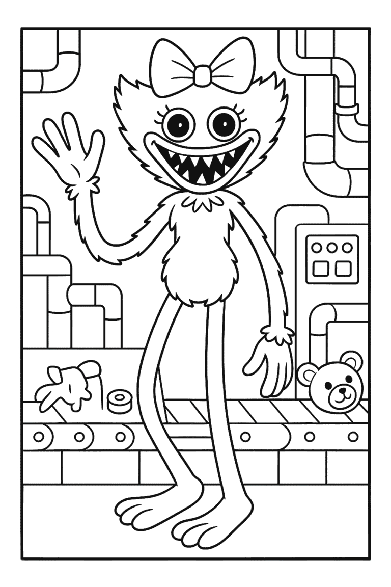 45 Poppy Playtime Coloring Pages - Free Printable PDF Collection