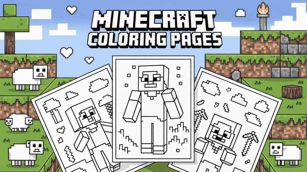 Minecraft Coloring Pages