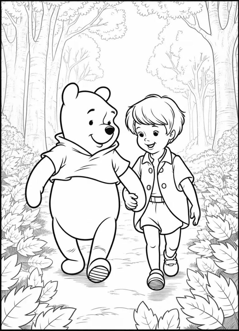 45 Winnie the Pooh Coloring Pages - Free Printable PDF Collection