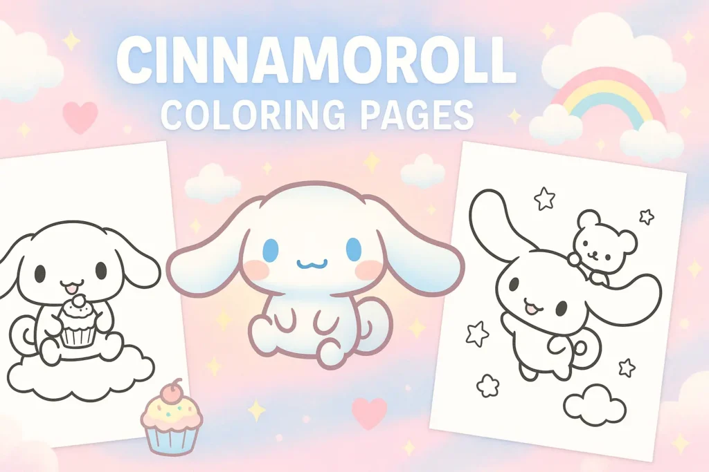 Cinnamoroll Coloring Pages