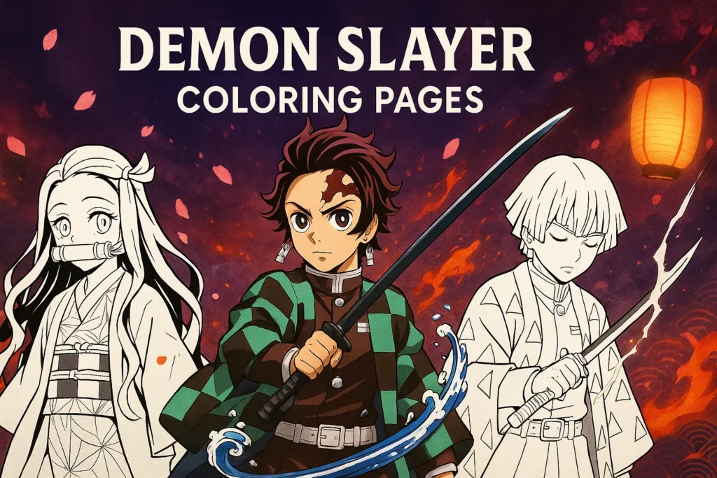 Demon Slayer Coloring Pages