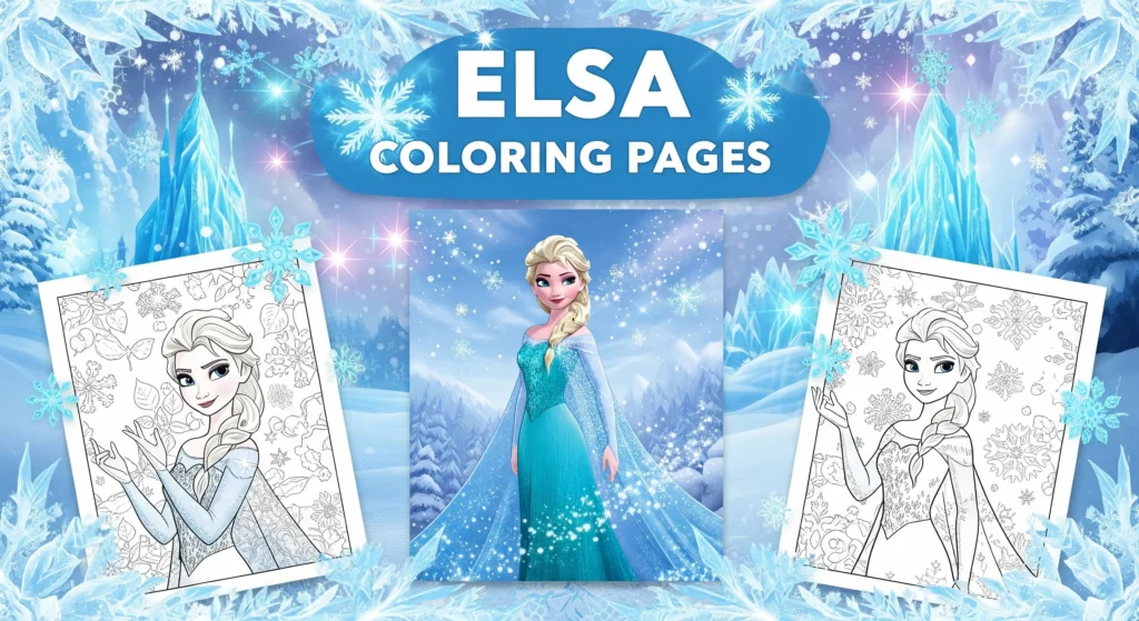 Elsa Coloring Pages