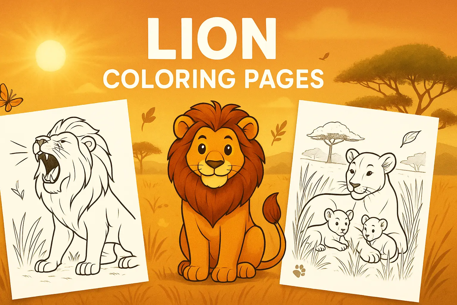 Lion Coloring Pages