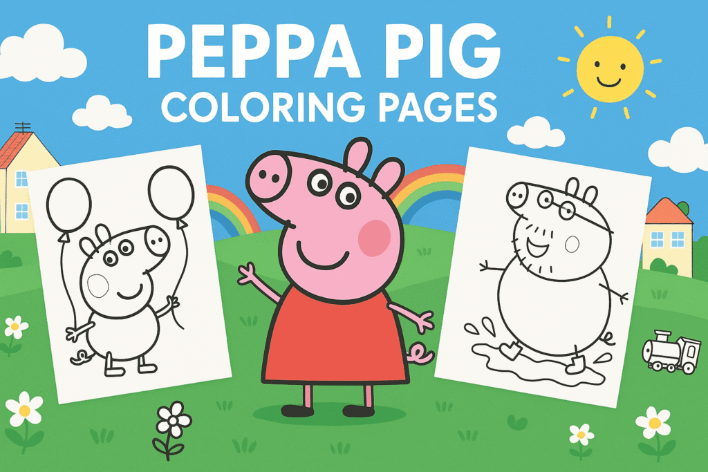 Peppa Pig Coloring Pages