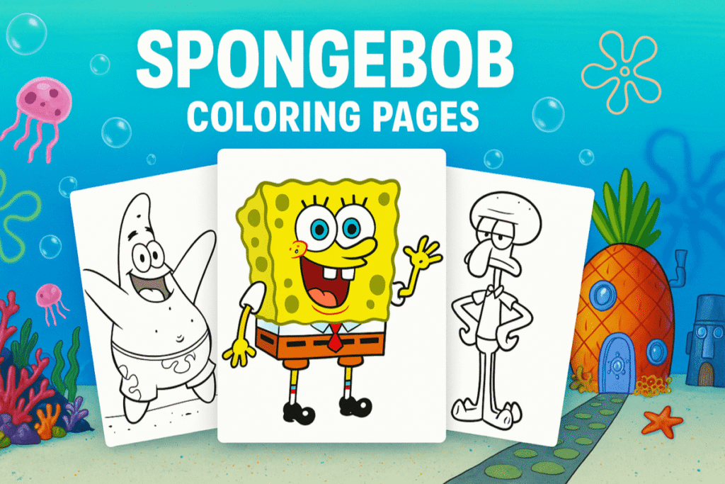 SpongeBob Coloring Pages