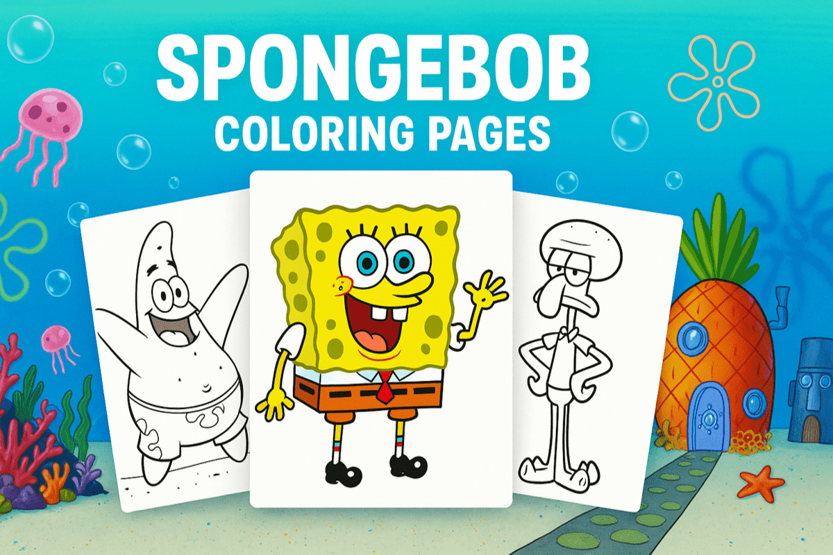 SpongeBob Coloring Pages