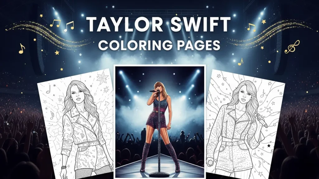 Taylor Swift Coloring Pages